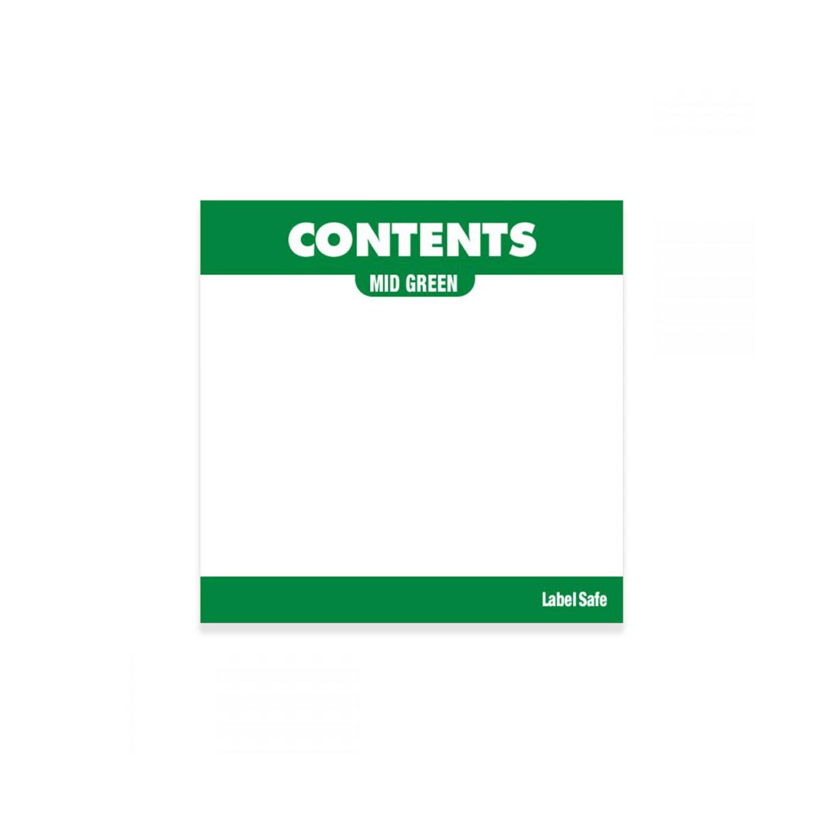 Adhesive Contents Labels 3.25