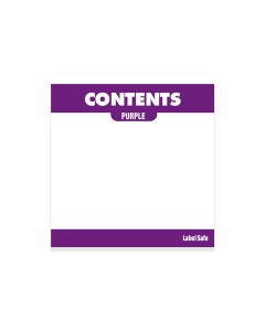 Adhesive Contents Labels 3.25"x3.25"
