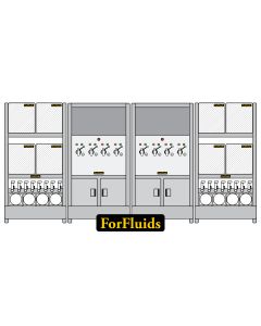 FF Lubrication Work Center
Model: 8 x 65 gallon