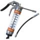 Color-Coded Clear Pistol Grease Gun - Tan